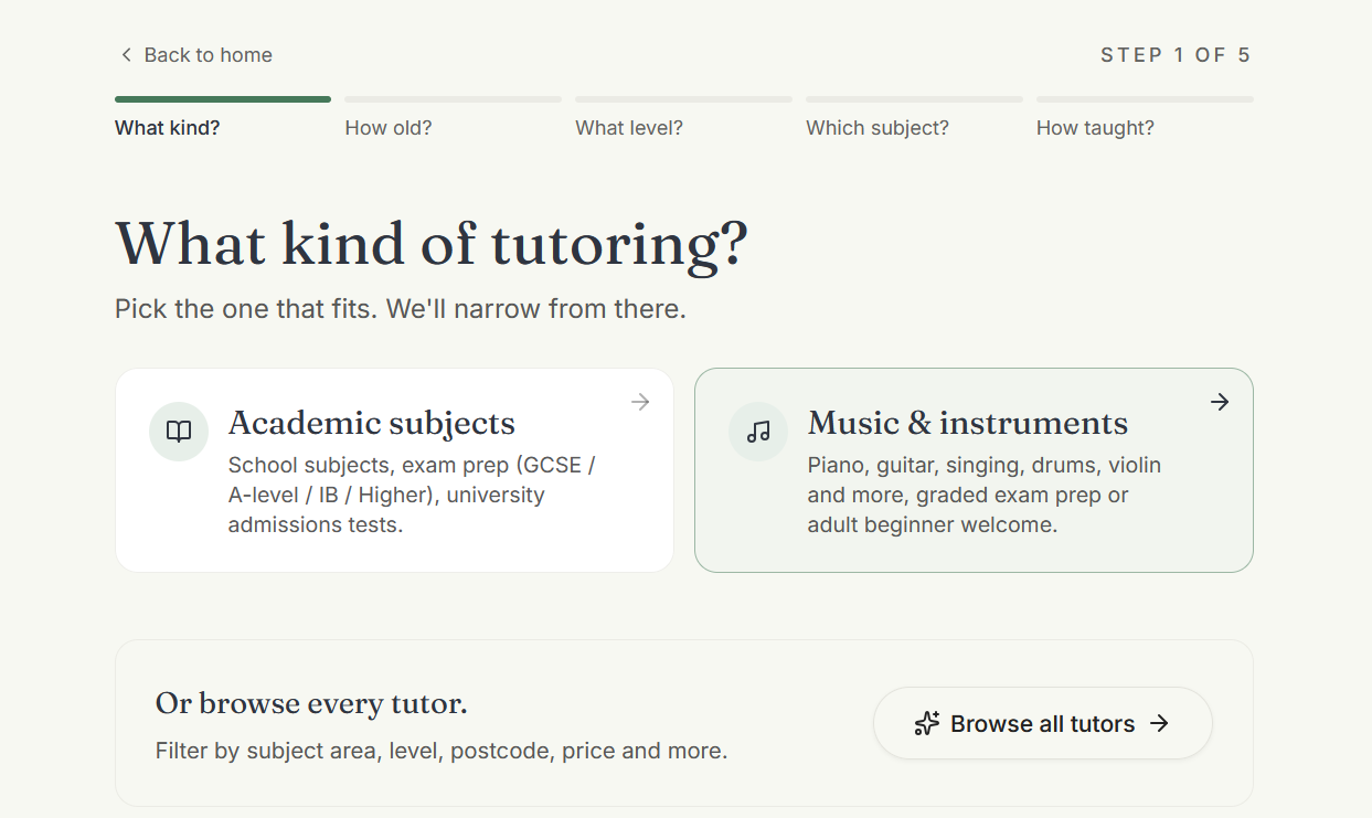 Tutorperch